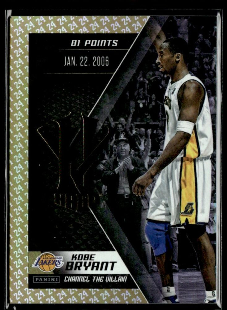 Panini Kobe Herovillain Gold Channel The Villain