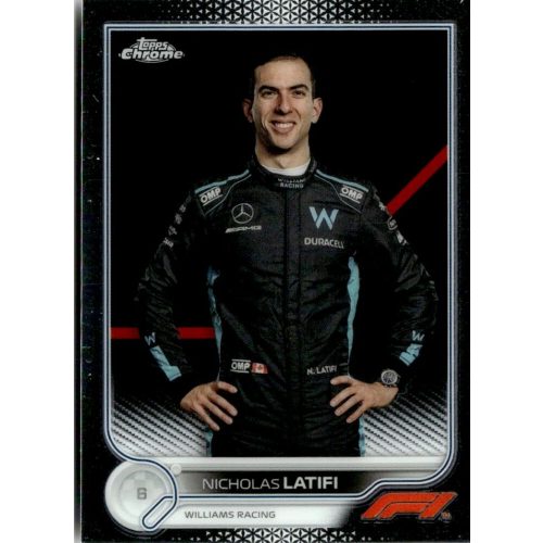 2022 Topps Chrome Formula 1 Racing  #51 Nicholas Latifi