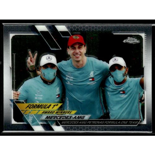 2021 Topps Chrome Formula 1 Racing  #172 Toto Wolff