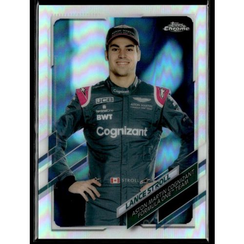 2021 Topps Chrome Formula 1 Racing Refractor #8 Lance Stroll