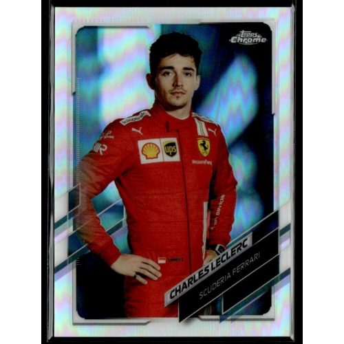 2021 Topps Chrome Formula 1 Racing Refractor #11 Charles Leclerc