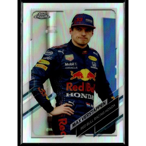 2021 Topps Chrome Formula 1 Racing Refractor #55 Max Verstappen