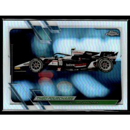 2021 Topps Chrome Formula 1 Racing Refractor #136 Théo Pourchaire