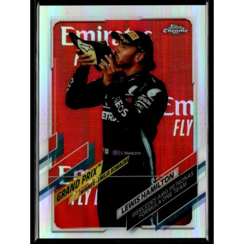 2021 Topps Chrome Formula 1 Racing Refractor #150 Lewis Hamilton