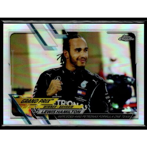 2021 Topps Chrome Formula 1 Racing Refractor #152 Lewis Hamilton