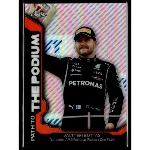 2021 Topps Chrome Formula 1 Racing Path to the Podium #PTP-VB Valtteri Bottas