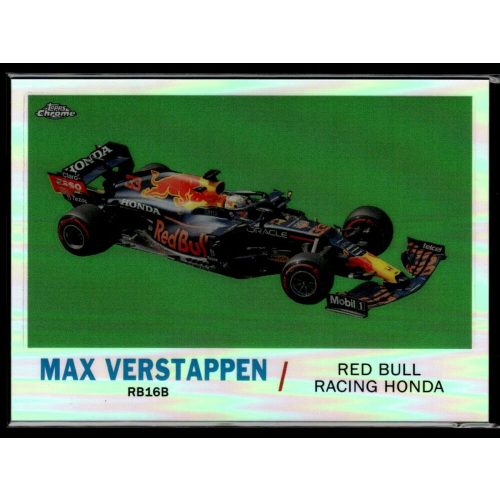 2021 Topps Chrome Formula 1 Racing 1961 Topps Sports Cars #T61-MV Max Verstappen