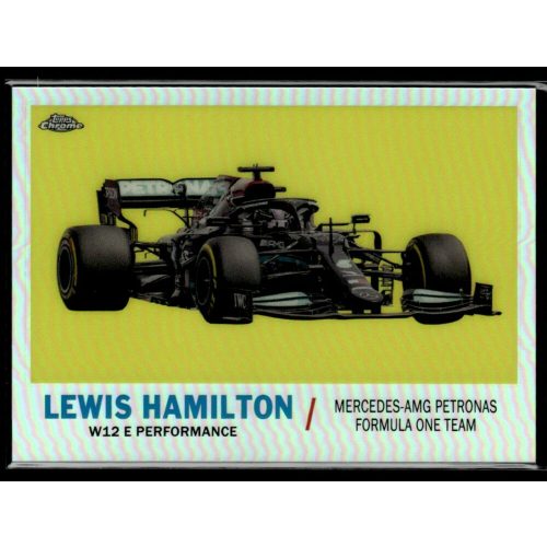 2021 Topps Chrome Formula 1 Racing 1961 Topps Sports Cars #T61-LH Lewis Hamilton