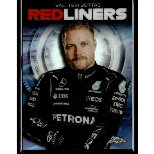 2021 Topps Chrome Formula 1 Racing Redliners #RL-2 Valtteri Bottas