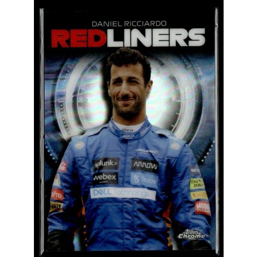 2021 Topps Chrome Formula 1 Racing Redliners #RL-4 Daniel Ricciardo