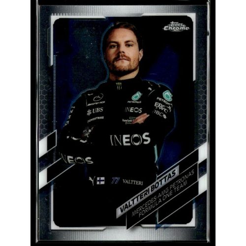 2021 Topps Chrome Formula 1  #2 Valtteri Bottas