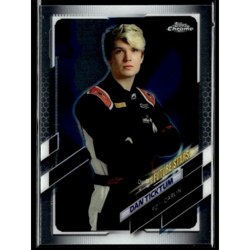 2021 Topps Chrome Formula 1 F2 RACERS FUTURE STARS #66 Dan Ticktum