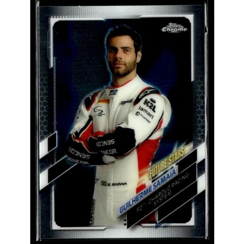 2021 Topps Chrome Formula 1 F2 RACERS FUTURE STARS #71 Guilherme Samaia