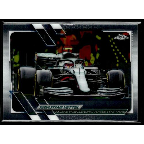 2021 Topps Chrome Formula 1 F1 CARS #102 Sebastian Vettel