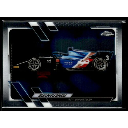 2021 Topps Chrome Formula 1 F2 CARS #119 Guanyu Zhou