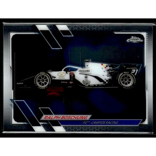 2021 Topps Chrome Formula 1 F2 CARS #122 Ralph Boschung