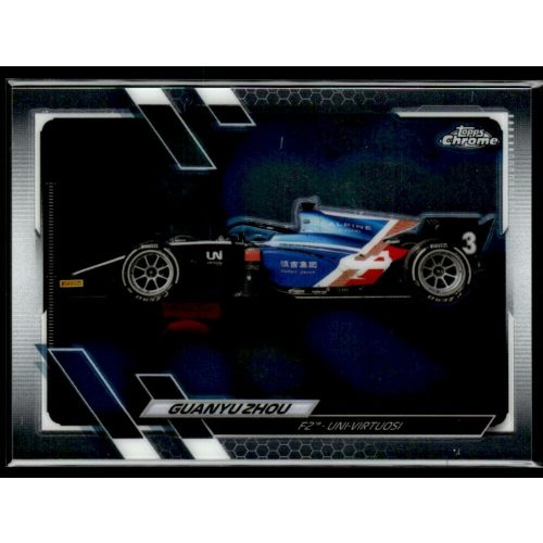 2021 Topps Chrome Formula 1 F2 CARS #119 Guanyu Zhou