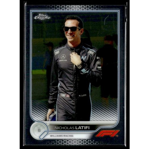 2022 Topps Chrome Formula 1 Racing  #53 Nicholas Latifi