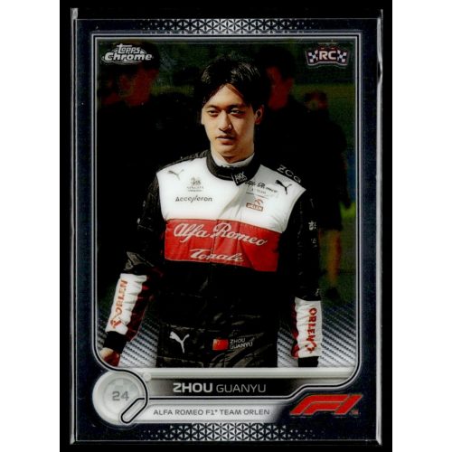 2022 Topps Chrome Formula 1 Racing  #68 Zhou Guanyu