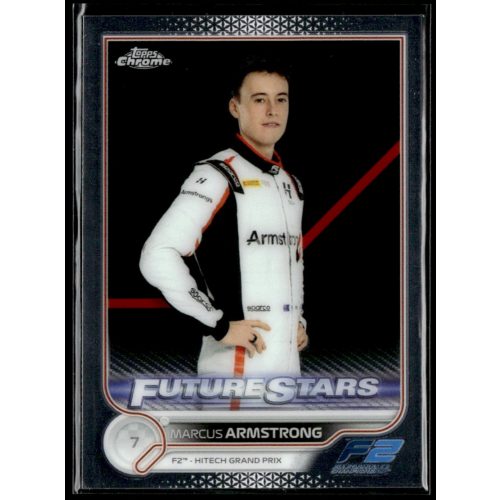 2022 Topps Chrome Formula 1 Racing Future Stars #84 Marcus Armstrong