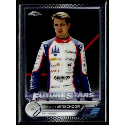 2022 Topps Chrome Formula 1 Racing Future Stars #93 Richard Verschoor