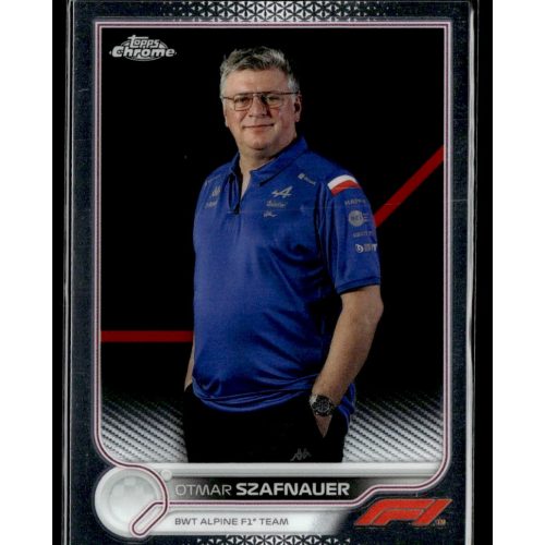 2022 Topps Chrome Formula 1 Racing F1 CREW TEAM #102 Otmar Szafnauer