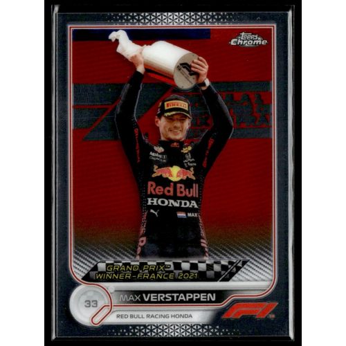 2022 Topps Chrome Formula 1 Racing GRAND PRIX WINNERS #157 Max Verstappen