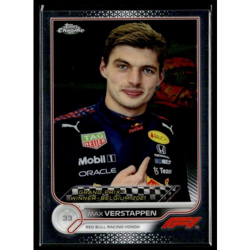 2022 Topps Chrome Formula 1 Racing GRAND PRIX WINNERS #162 Max Verstappen