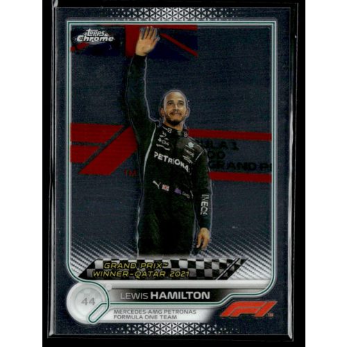 2022 Topps Chrome Formula 1 Racing GRAND PRIX WINNERS #170 Lewis Hamilton