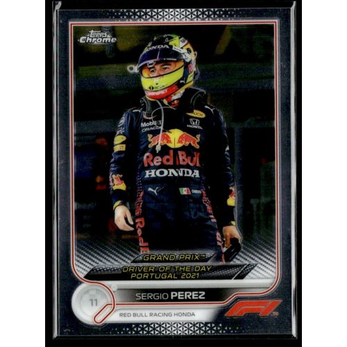 2022 Topps Chrome Formula 1 Racing GRAND PRIX DRIVER OF THE DAY #175 Sergio Perez