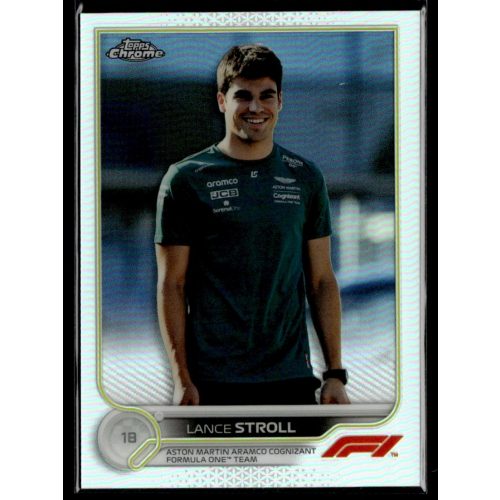 2022 Topps Chrome Formula 1 Racing Refractor #49 Lance Stroll