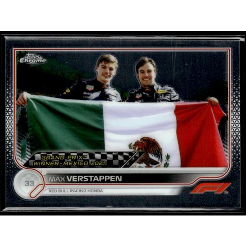 2022 Topps Chrome Formula 1 Racing  #168 Max Verstappen