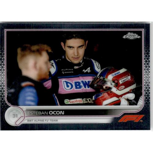 2022 Topps Chrome Formula 1 F1 DRIVERS #42 Esteban Ocon