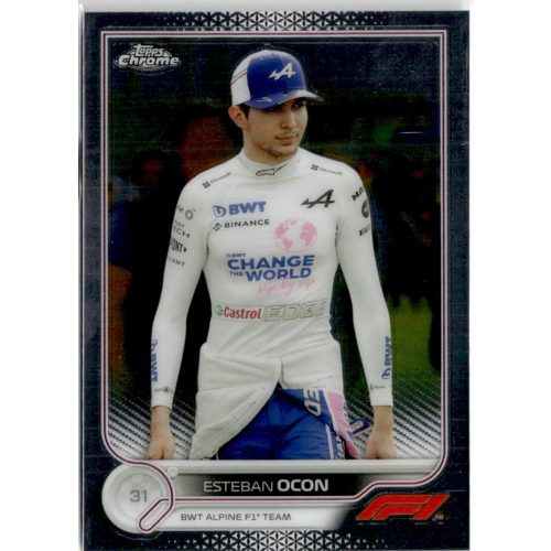 2022 Topps Chrome Formula 1 F1 DRIVERS #43 Esteban Ocon