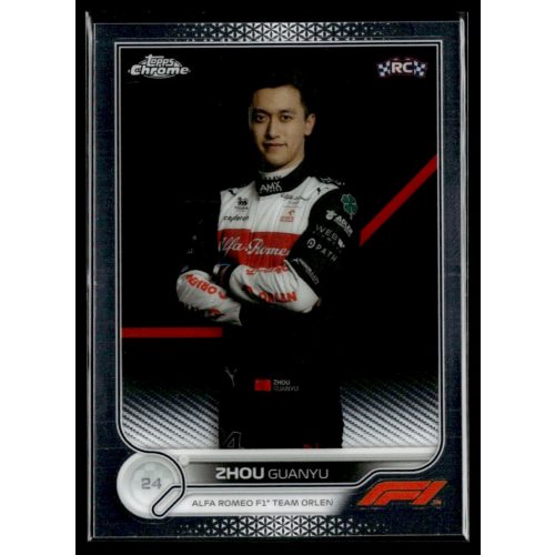 2022 Topps Chrome Formula 1 F1 DRIVERS #65 Zhou Guanyu