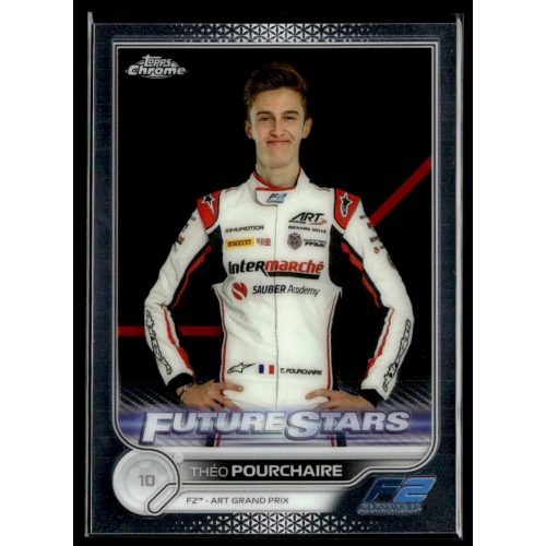 2022 Topps Chrome Formula 1 Future Stars #86 Théo Pourchaire