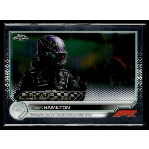 2022 Topps Chrome Formula 1 GRAND PRIX WINNERS #153 Lewis Hamilton