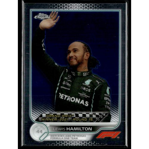 2022 Topps Chrome Formula 1 GRAND PRIX WINNERS #165 Lewis Hamilton