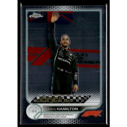 2022 Topps Chrome Formula 1 GRAND PRIX WINNERS #170 Lewis Hamilton