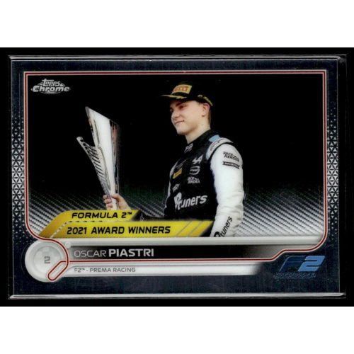 2022 Topps Chrome Formula 1 AWARD WINNERS #199 Oscar Piastri