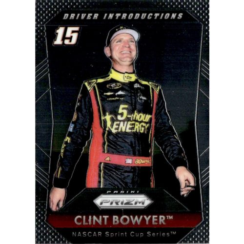 2016 Panini Prizm DRIVER INTRODUCTIONS #86 Clint Bowyer