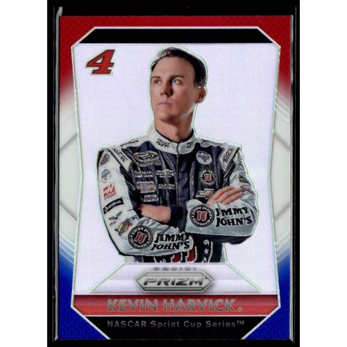 2016 Panini Prizm Red  White & Blue #4 Kevin Harvick