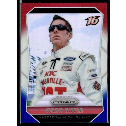 2016 Panini Prizm Red  White & Blue #16 Greg Biffle