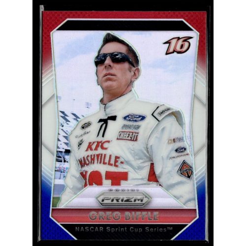 2016 Panini Prizm Red  White & Blue #16 Greg Biffle