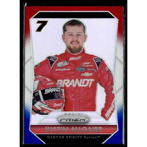 2016 Panini Prizm Red  White & Blue #28 Justin Allgaier