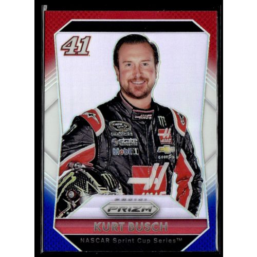 2016 Panini Prizm Red  White & Blue #30 Kurt Busch