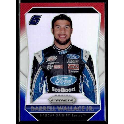 2016 Panini Prizm Red  White & Blue #34 Darrell Wallace Jr.