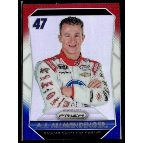 2016 Panini Prizm Red  White & Blue #39 A.J. Allmendinger