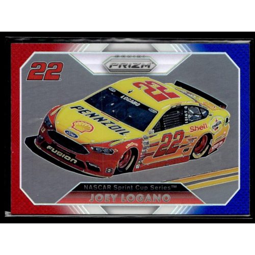 2016 Panini Prizm Red  White & Blue #60 Joey Logano's Car