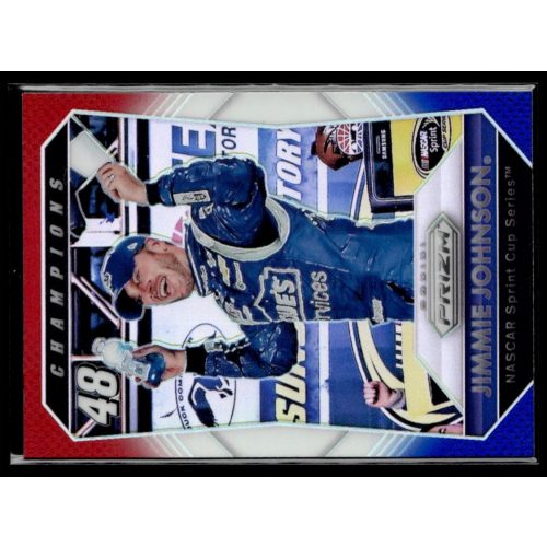 2016 Panini Prizm Red  White & Blue #65 Jimmie Johnson